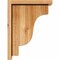 Ekena Millwork Newport Rough Sawn Corbel w/Backplate, Western Red Cedar, 6"W x 12"D x 16"H COR06X12X16NEW01RWR - alternate 2